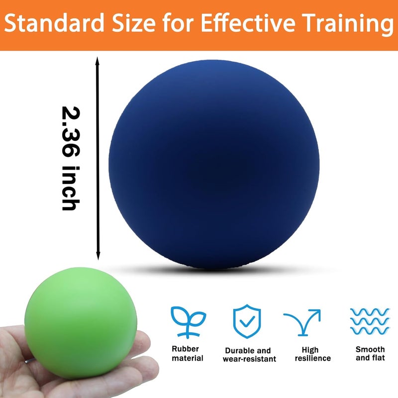 Magicorange 20 Pack Racquetball Multi Colored Racquetballs High Bounce Rubber Racquetballs with a mesh Bag - Image 2